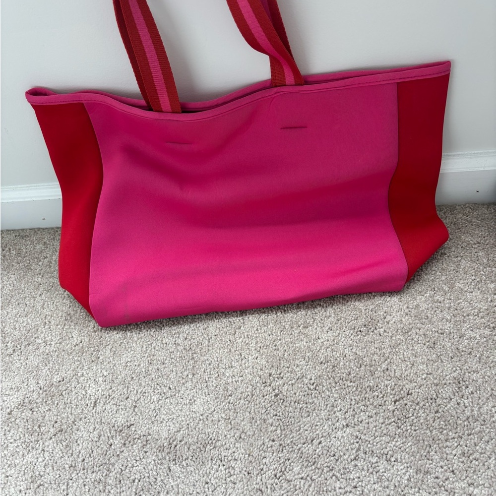 Summersalt Vibrant Pink and Red Tote Bag